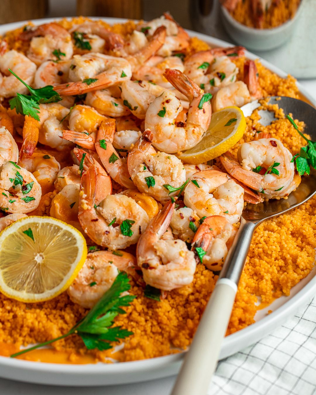 Couscous Scampis