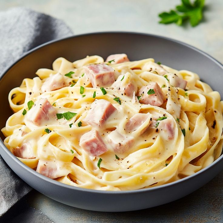 Pâtes Crème Jambon