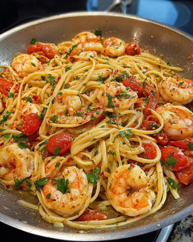 Pâtes Scampis