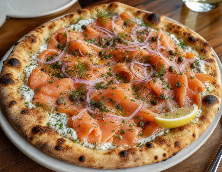 Pizza Saumon