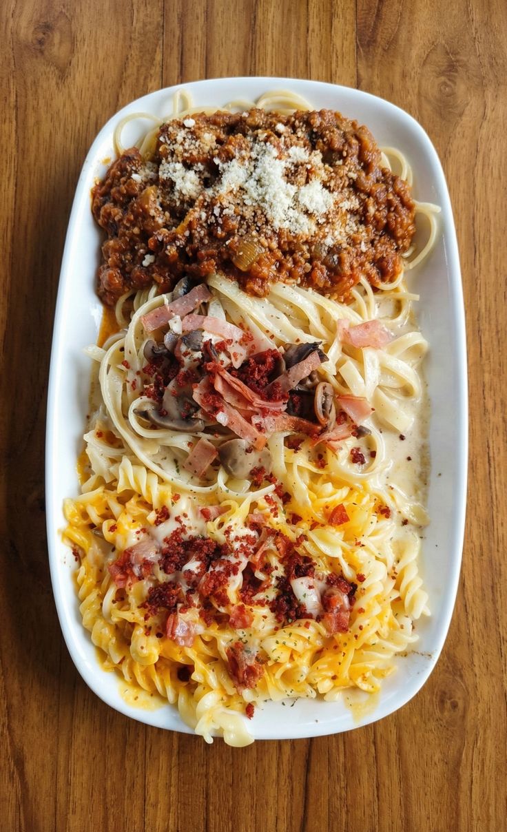 Trio de pâtes